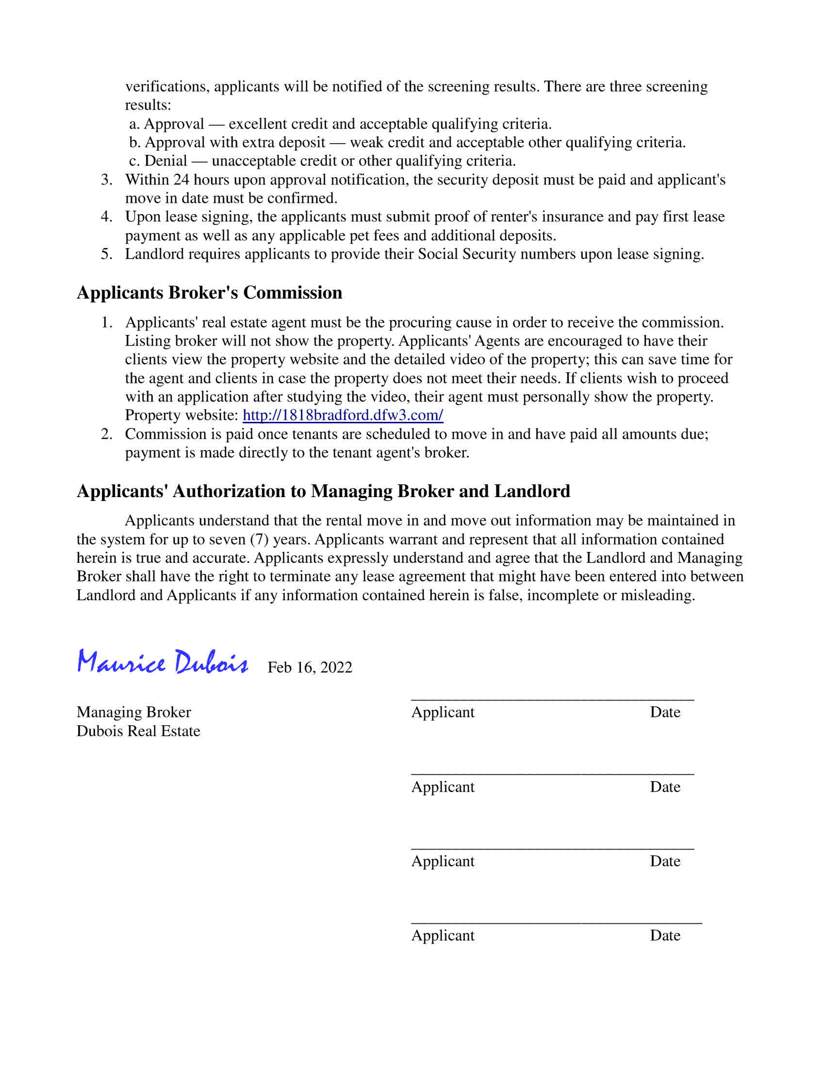 Tenant Selection Criteria (3)